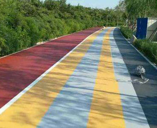 彩色瀝青道路施工